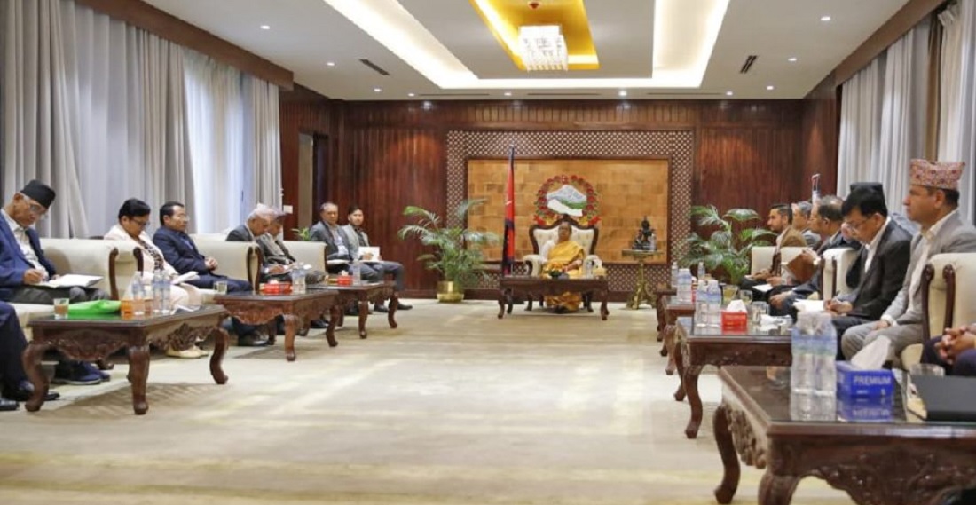प्रधानमन्त्री कार्की र दलहरूबीच निर्वाचन सम्बन्धी छलफल